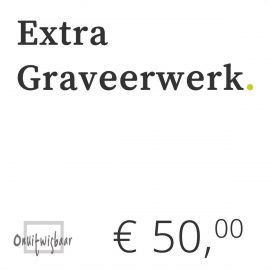 € 50 extra graveerwerk