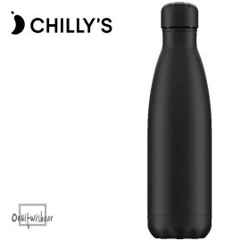 Chilly‘s bottles all black 500 ml