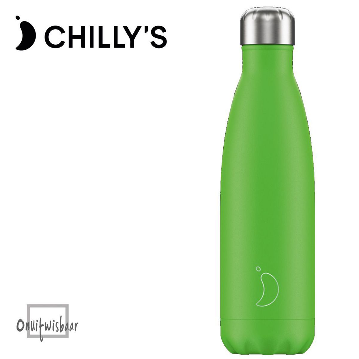 chillys bottle 500 ml neon green