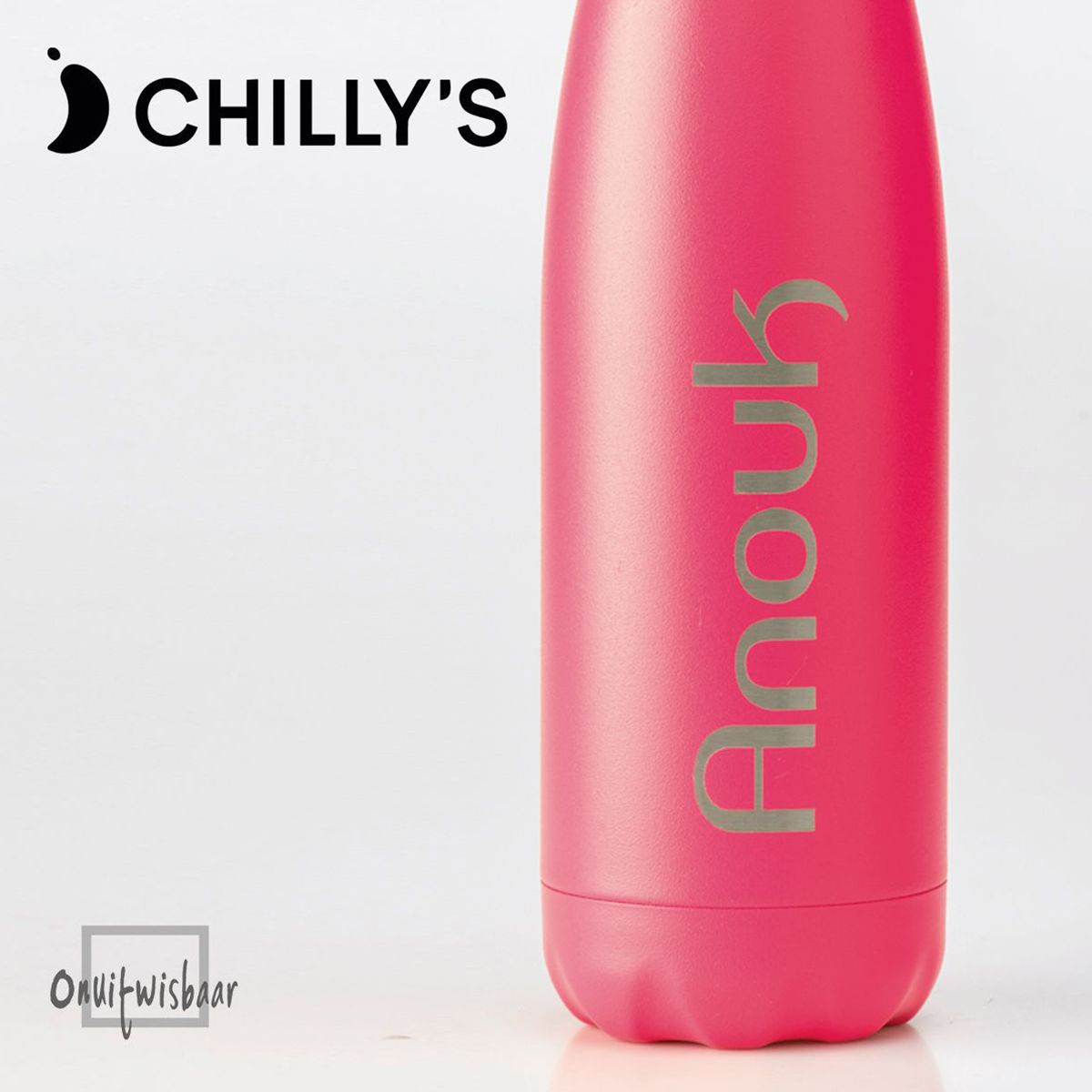 chillys bottle 500 ml neon pink