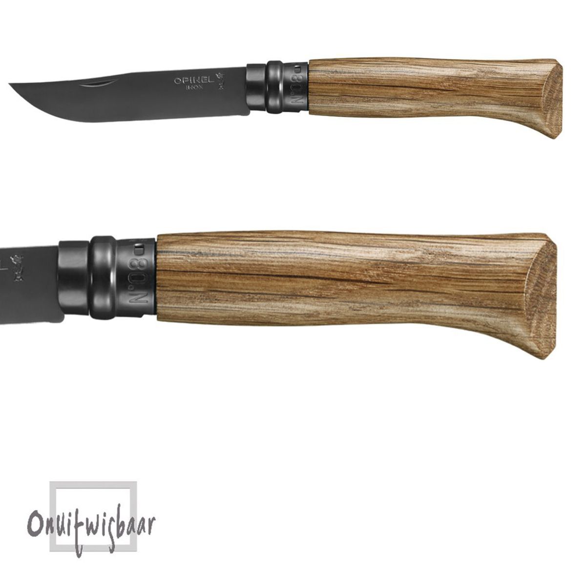 opinel no8 zakmes black edition